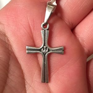 925 sterling silver cross pendant